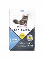 Sausas pašaras sterilizuotoms katėms VERSELE-LAGA Opti Life Cat Light Sterilised, vištiena, 1 kg