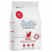 Sausa pašaras katėms Smilla Veterinary Diet RENAL, jautiena, 1 kg