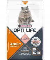 Katės pašaras VERSELE-LAGA Opti Life Adult Sensitive su lašiša, 2,5 kg