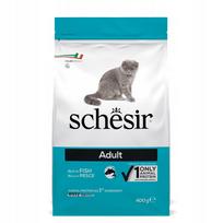 Sausas kačių maistas Schesir Cat Adult su žuvimi, 400 g