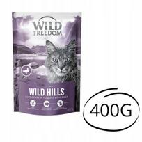 Sausas kačių maistas Wild Freedom Wild Hills su antiena, 400 g, Vokietija