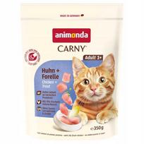 Sausas kačių ėdalas Animonda Carny Adult, vištiena ir upėtakis, 350 g