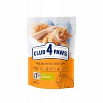 Sausas kačių maistas CLUB 4 PAWS su triušiena, 300 g