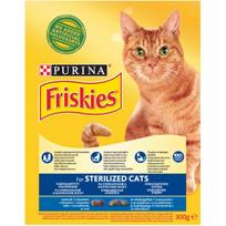 Sterilizuotų kačių pašaras su lašiša PURINA FRISKIES, 300 g