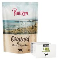 Sterilizuotų kačių pašaras be grūdų Purizon su ėriena ir vištiena, 2 kg