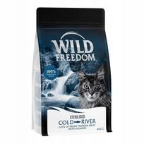 Sausas pašaras sterilizuotoms katėms Wild Freedom Cold River, lašiša, 400 g