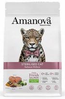Sausas pašaras sterilizuotoms katėms Amanova Salmon Deluxe, lašiša, 1,5 kg