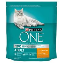 Sausas pašaras su vištiena suaugusiems katėms PURINA ONE, 450 g