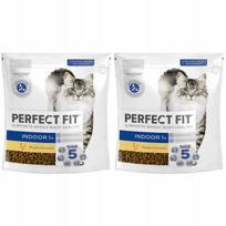 Sausas pašaras su vištiena suaugusiems namų katėms Perfect Fit Indoor 1+, 2 x 750 g