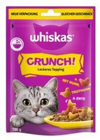 Katėms skanėstas Whiskas Crunch 100 g, vištiena, kalakutiena, antiena