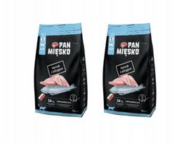 Sausas kačių maistas PAN MIĘSKO su vištiena ir upėtakiu, 2 x 1,6 kg
