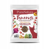 Drėgnas suaugusių kačių pašaras Pura Natura Tenerosi su putpele, 200 g