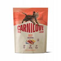 Kačių konservai CARNILOVE True Fresh su jautiena kačiukams, 400 g