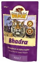 Šunų pašaras Wildcat Bhadra su arkliena ir saldžiomis bulvėmis, 100 g