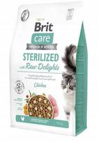 Sausas maistas sterilizuotoms katėms Brit Raw Delight, 2 kg