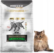 Sausas kačių pašaras BIOFEED EUPHORIA su kalakutiena ir ėriena, sterilizuotoms katėms, 8 kg