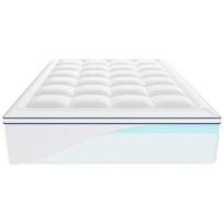 Mattress Topper Premium Memory Foam Fiber Fill Queen 76.2 mm Thickness