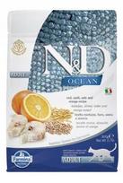 Katinų pašaras N&D Ocean su menke ir apelsinu, 300 g