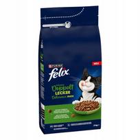 Sausas kačių maistas Felix Inhome Doppelt lecker su vištiena ir kalakutiena, 2 kg