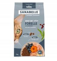Sausas maistas su upėtakiu suaugusiems katėms Sanabelle, 2 kg