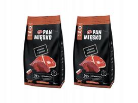 Sausas kačių maistas PAN MIĘSKO su jautiena ir elniena, 2 x 1,6 kg