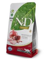 Sausas pašaras su vištiena suaugusioms katėms FARMINA ND Grain Free, 5 kg
