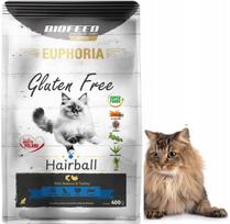 Sausas kačių maistas EUPHORIA be gliuteno, kalakutiena ir lašiša, 400 g