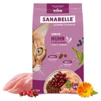 Sausas vištienos pašaras vyresniems katėms SANABELLE SENIOR, 400 g