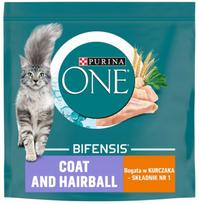 Sausas pašaras katėms PURINA ONE Coat & Hairball, 1,4 kg
