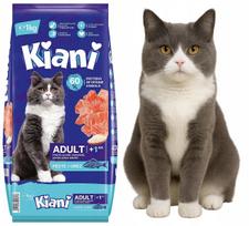 Kačių maistas Kiani su žuvimi ir ryžiais, 1 kg
