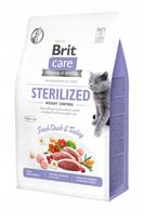 Sausas maistas sterilizuotoms katėms Brit Care Grain-Free, 400 g