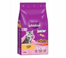 Sausas kačių maistas WHISKAS JUNIOR su vištiena, 1,9 kg