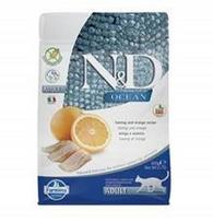 Kačių pašaras N&D Ocean GF su silkėmis ir apelsinais, 300 g