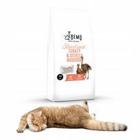 Sausas pašaras sterilizuotoms katėms BEMO Cat, 10 kg, su kalakutiena ir stručių mėsa