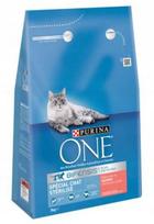 Sausas pašaras sterilizuotoms katėms su lašiša PURINA ONE, 3 kg