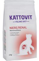 Katėms skirtas sausas pašaras KATTOVIT Feline Diet Niere/Renal, 4 kg