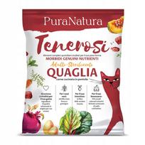 Pusiau drėgnas pašaras katėms Pura Natura Tenerosi, su putpelių mėsa, suaugusioms, 800 g