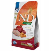 Sausas kačių pašaras N&D Pumpkin Neutered su putpėliena ir granatais, 1,5 kg