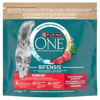 Sausas kačių ėdalas PURINA ONE Bifensis Sterilcat, 1,4 kg, su jautiena