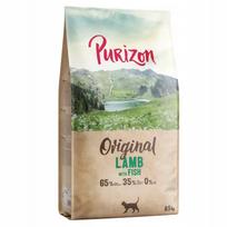 Katės sausas pašaras Purizon Adult su ėriena ir žuvimi, be grūdų, 6,5 kg