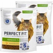 Sausas vištienos pašaras katėms PERFECT FIT Senior 7+, 2 x 750 g