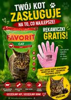 Sausas kačių maistas Favorit su jautiena, 9 kg + dovana pirštinės