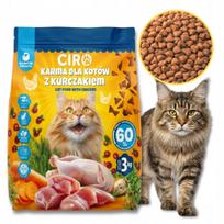 Sausas kačių pašaras su vištiena išrankioms suaugusioms katėms, 3 kg