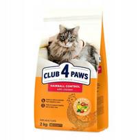 Sausas kačių pašaras CLUB4Ł HAIRBALL, 2 kg