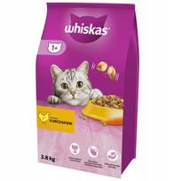 Sausas kačių ėdalas WHISKAS su vištiena, 3,8 kg
