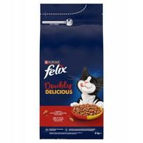 Sausas kačių maistas FELIX Doubly Delicious su jautiena ir vištiena, 2 kg