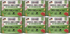 Šunų konservai MAC's Rabbit su triušiena ir daržovėmis, 6 x 200 g