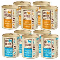 Šunų konservai Maxi Natural, įvairių skonių, 10 x 800 g