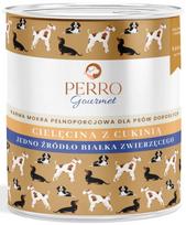 Šunų maistas PERRO GOURMET, veršiena su cukinijomis, 800 g