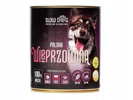 Šunų konservai SLOW DOG Monoprotein su kiauliena, 850 g